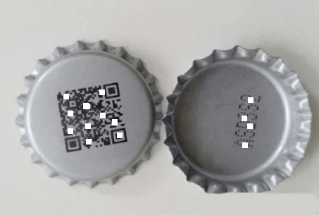 工業讀碼器-食品油瓶蓋二維碼在線檢測系統