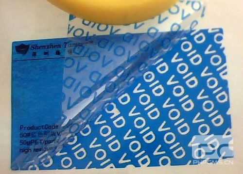 VOID防偽標簽